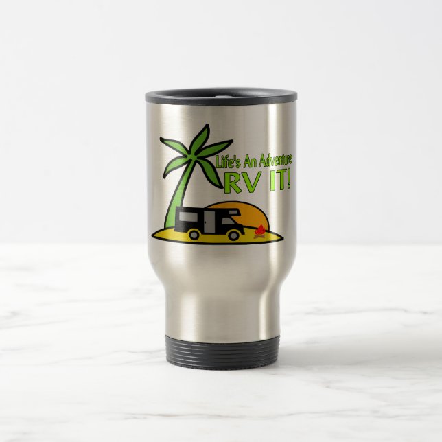 Mug De Voyage Une aventure ainsi rv de la vie il (Centre)