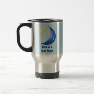 Mug De Voyage Une fois dans la lune bleue Voyage Mug