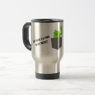 Mug De Voyage Une jolie grenouille verte humoristique dans mon p