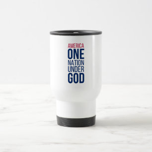 Mug De Voyage Une nation sous Dieu
