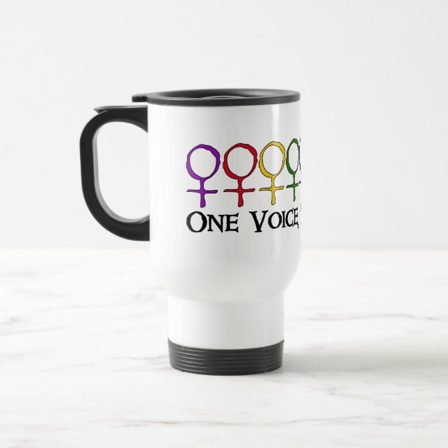 Mug De Voyage Une voix, beaucoup de votes (Gauche)