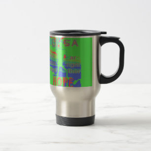 Mug De Voyage United in Hope : Forts Together - Vibrant USA