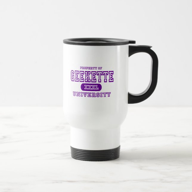 Mug De Voyage Université de Geekette (Droite)