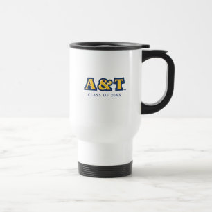 Mug De Voyage Université d'État A&T de Caroline du Nord Mot-sy