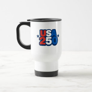 Mug De Voyage USA 250e anniversaire 1776-2026 Patriotique Améric