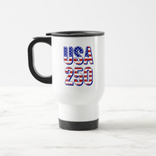 Mug De Voyage USA 250e anniversaire 1776-2026 Patriotique Améric