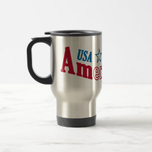 Mug De Voyage USA AmeriCAN ! mug- choisir style & couleur