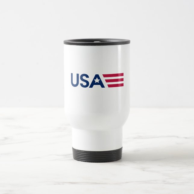 Mug De Voyage USA Stars and Stripes (Centre)