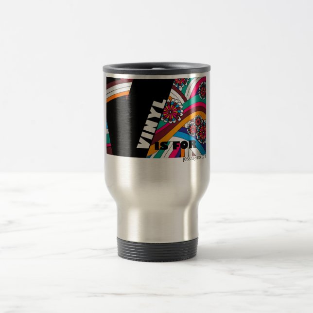 Mug De Voyage V est pour le vinyle (Centre)