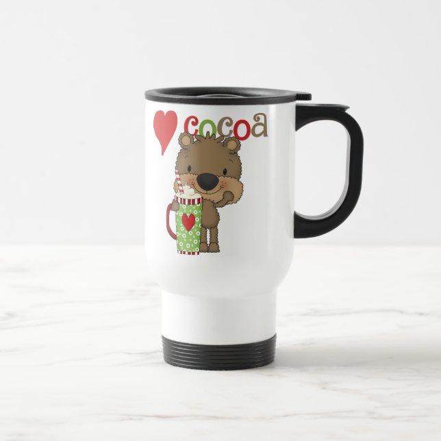 Mug De Voyage Vacances d'amour de cacao d'ours (Droite)