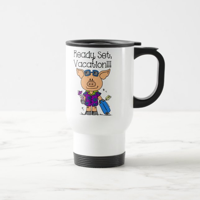 Mug De Voyage Vacances Prêt (Droite)