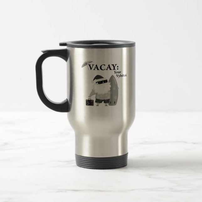 Mug De Voyage Vacay Père Noël— (Gauche)