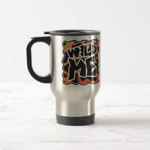 Mug De Voyage Vache Noir et Orange Wild Me