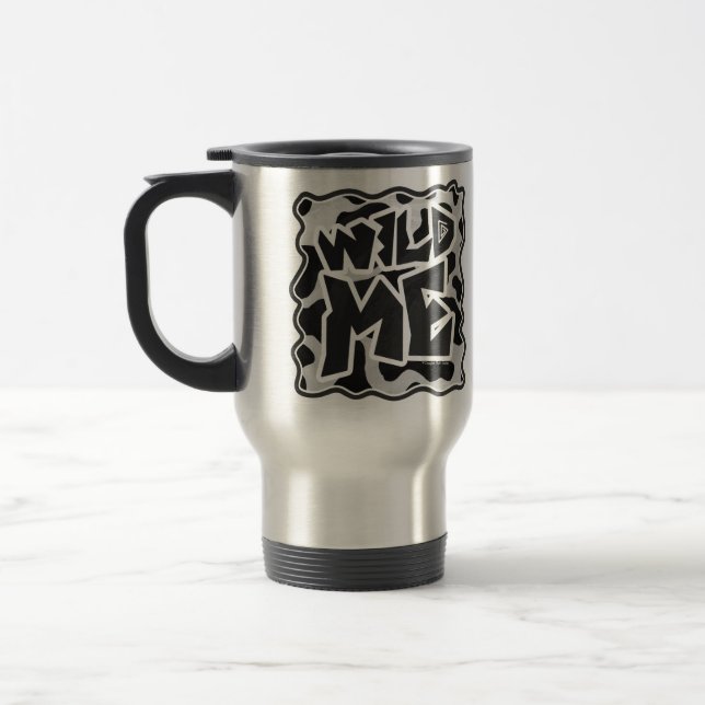 Mug De Voyage Vache Wild Me Noir et Blanc (Gauche)