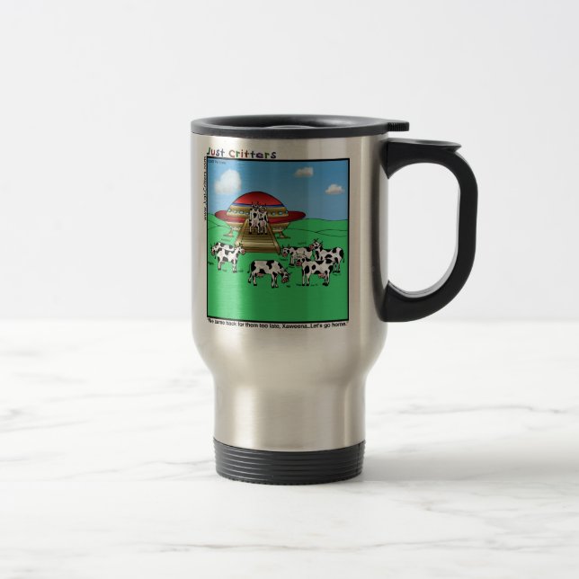 Mug De Voyage Vaches Aliens (Droit)