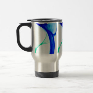 Mug De Voyage Vagues Abstraites