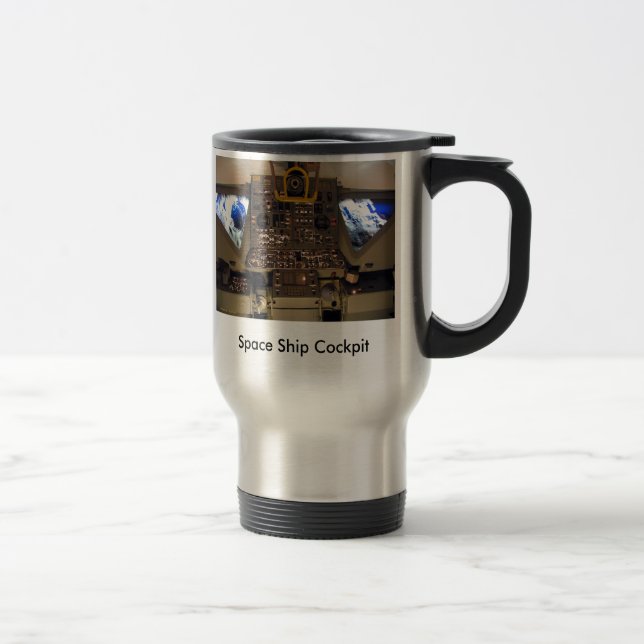 Mug De Voyage Vaisseau spatial, habitacle de vaisseau spatial (Droit)