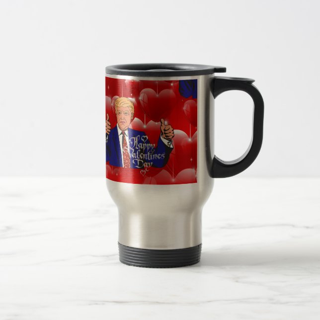Mug De Voyage valentines day donald trump (Droit)