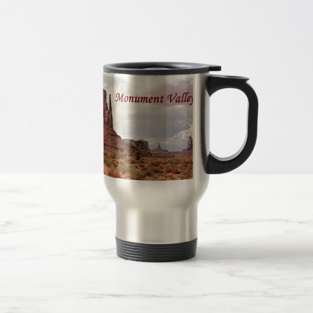 Mug De Voyage Vallée de monument, Utah, Etats-Unis 2 (légende) (Droit)