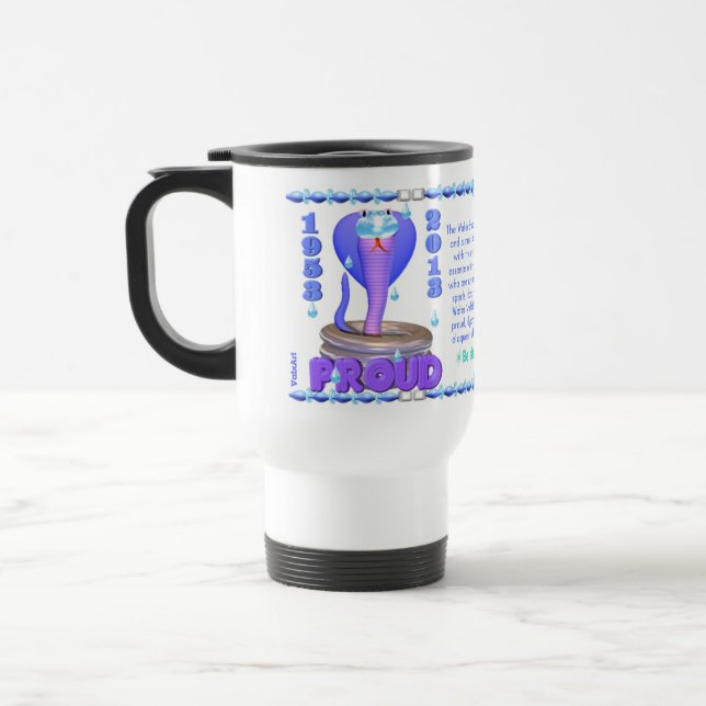 Mug De Voyage Valxart 2013 Bélier de serpent d'eau 2073 1953 (Gauche)