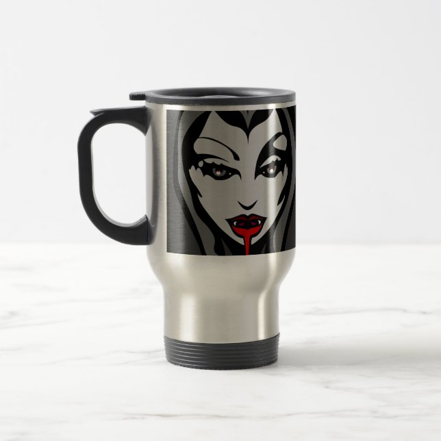 Mug De Voyage Vampire Cup Vampire Cadeaux de voyage Musique (Gauche)