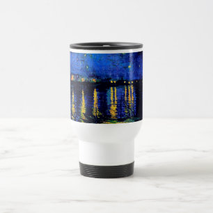 Mug De Voyage Van Gogh Starry Night Rhone (F474) Art
