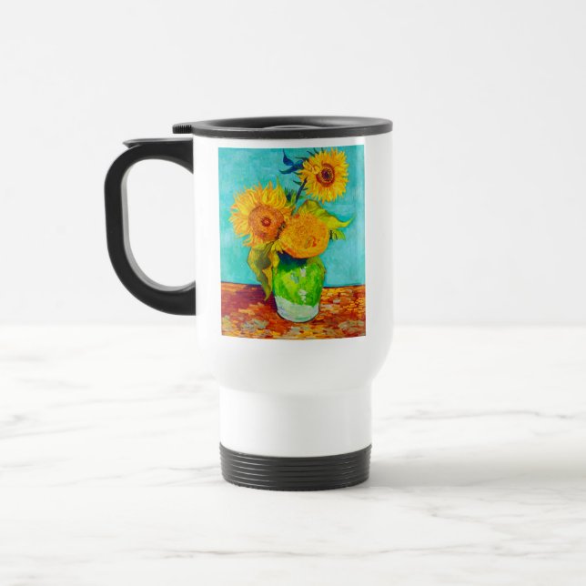 Mug De Voyage Van Gogh Sunflowers (Gauche)