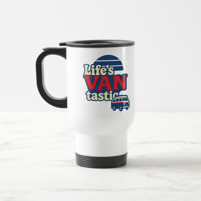 Mug De Voyage VANtastic Red Cream Blue Edition (Gauche)