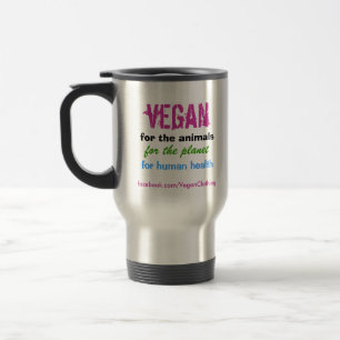 Mug De Voyage Végétalien pour les animaux