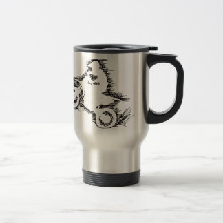 Mug De Voyage VÉLO de SALETÉ (noir de griffonnage)