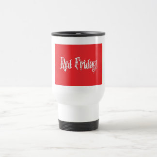 Mug De Voyage Vendredi rouge