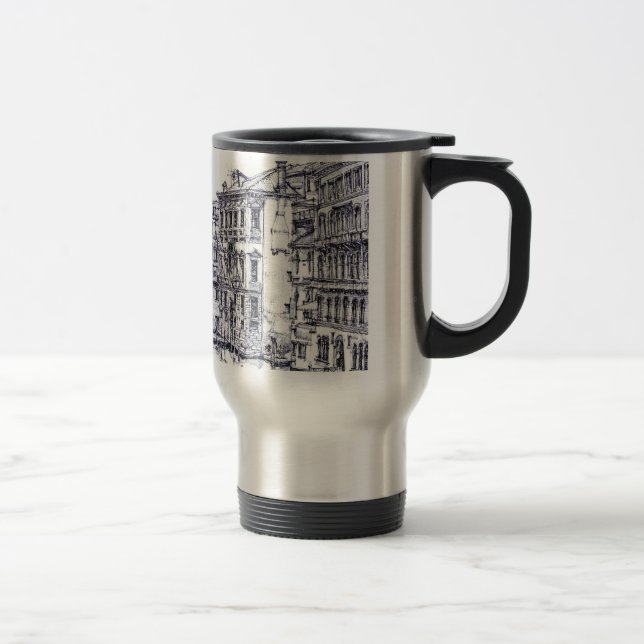 Mug De Voyage Venise, Italie, en encre (Droit)