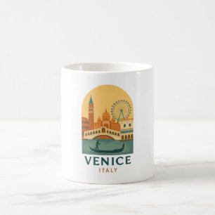 Mug de voyage Venise Italie vintage – Art rétro