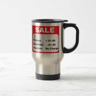 Mug De Voyage vente de neutrons d'électrons de protons