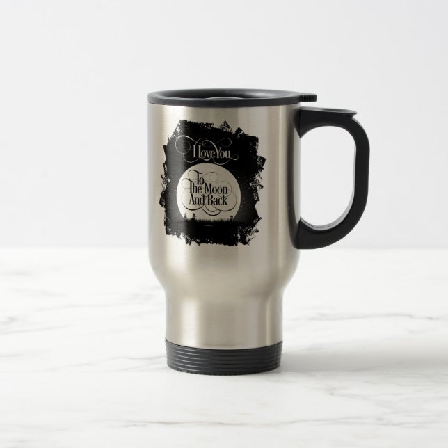 Mug De Voyage Vers La Lune Et Retour (Droit)