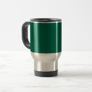 Mug De Voyage Vert bouteille (couleur solide)