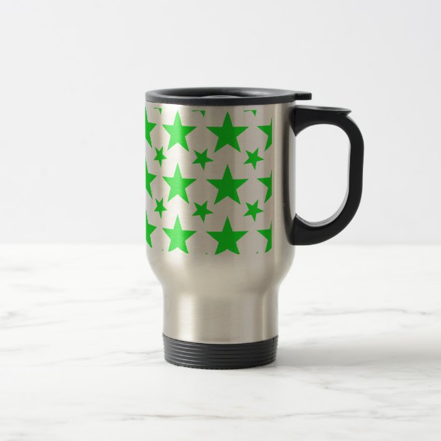Mug De Voyage Vert de l'étoile 2 (Droit)
