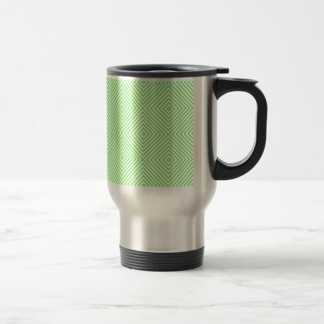 Mug De Voyage vert rombos (Droit)
