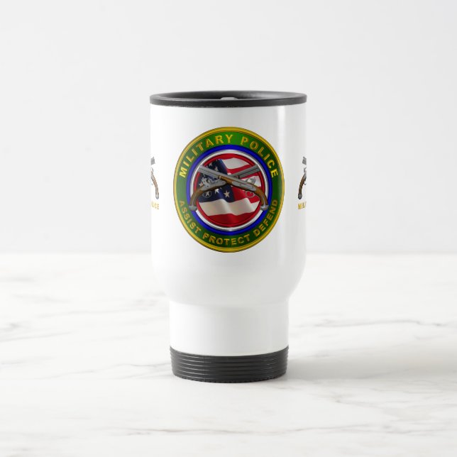 Mug De Voyage Vétéran du corps de la police militaire (Centre)