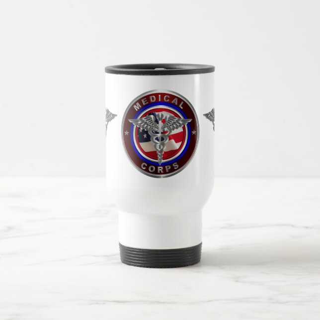 Mug De Voyage Vétéran du Corps médical (Centre)