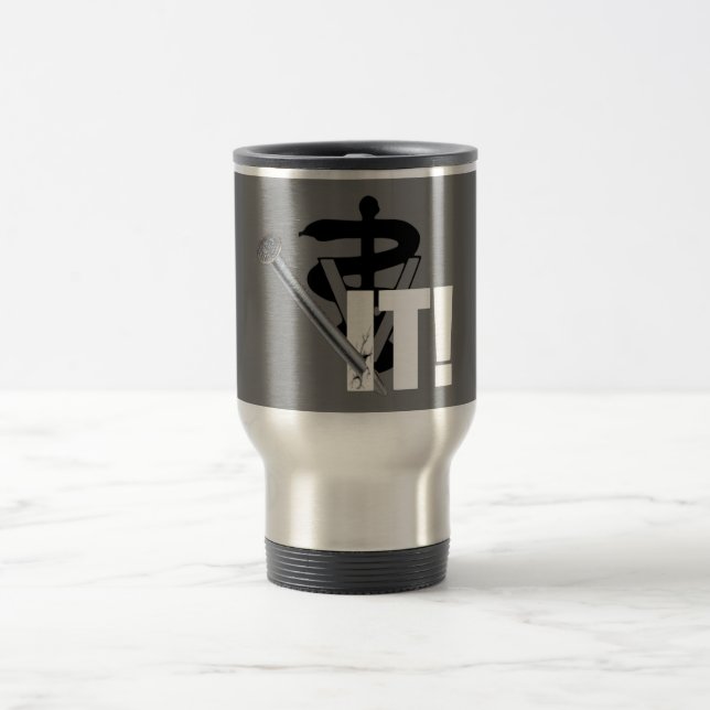 Mug De Voyage Vétérinaire L'A Nourri ! (Centre)