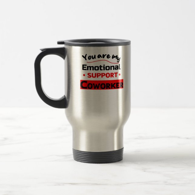 Mug De Voyage Vibes d'aide émotionnelle (Gauche)