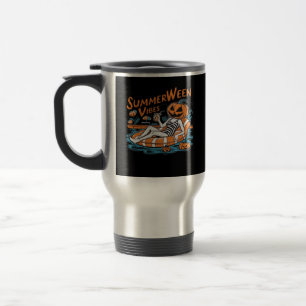 Mug De Voyage Vibes D'Été Pour Été Éffrayant, Cadeau D'Halloween