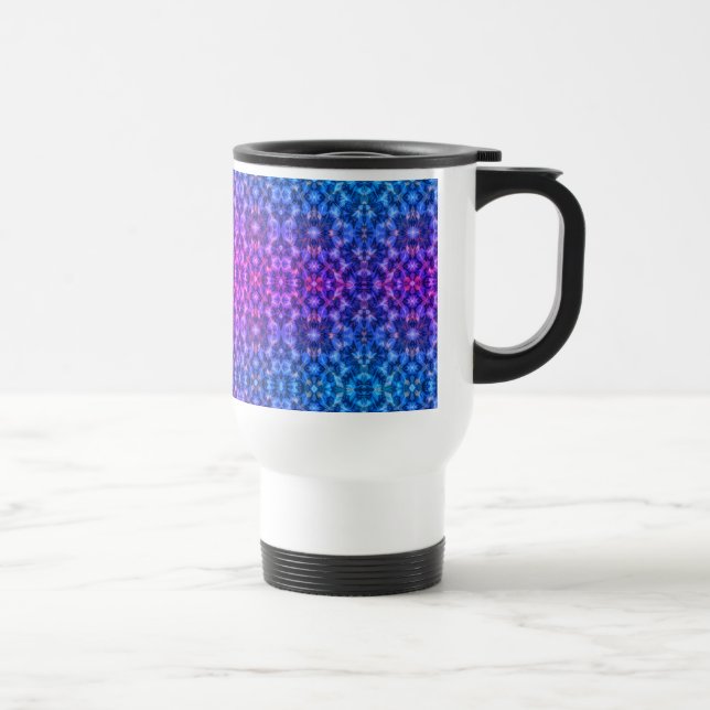 Mug De Voyage Vibes Magenta-Bleu de refroidissement (Droite)