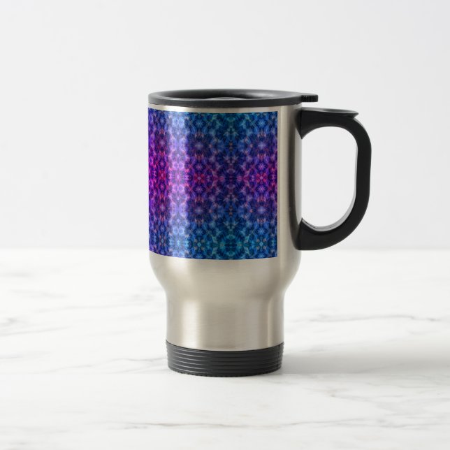 Mug De Voyage Vibes Magenta-Bleu de refroidissement (Droit)