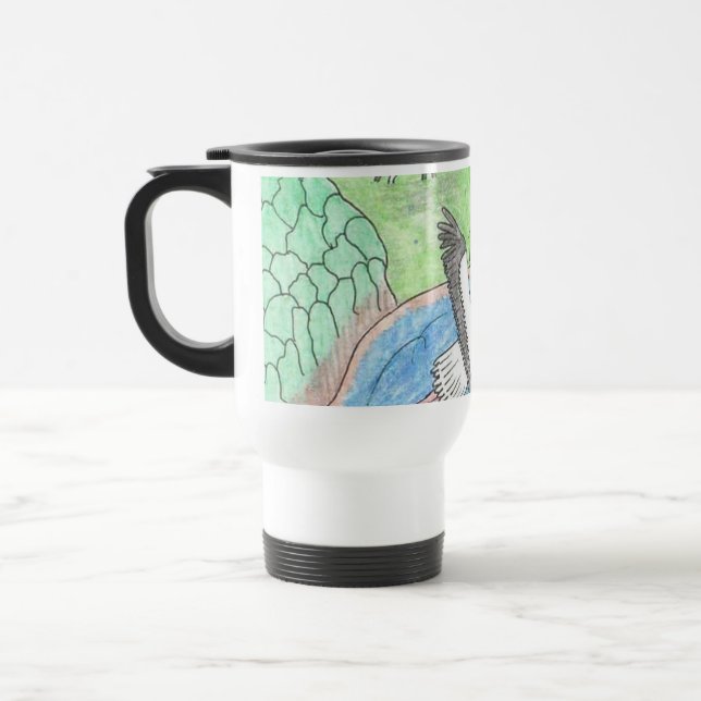 Mug De Voyage Vibrations de village (Gauche)