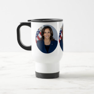 Mug De Voyage Vice-président Kamala Harris Photo officielle