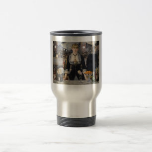 Mug De Voyage Victorian Bar Girl at Folies Bergere in France