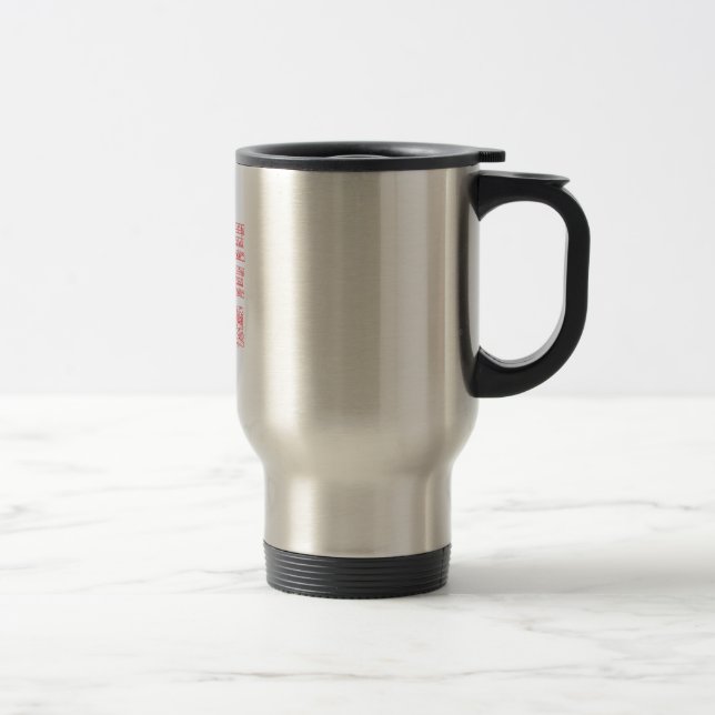 Mug De Voyage Vie, Amour, Zen (Droit)