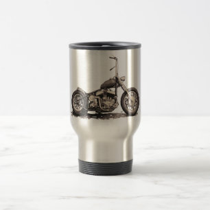 Mug De Voyage Vieille motocyclette fraîche